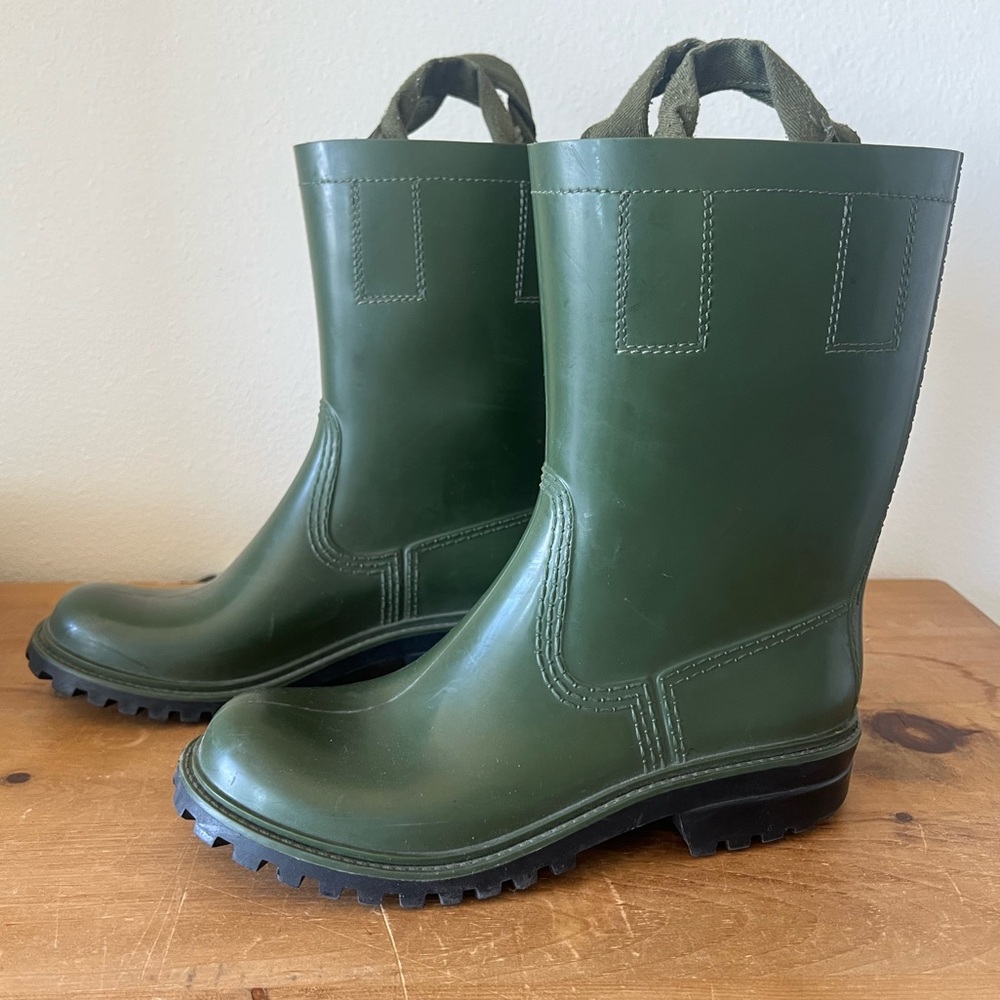 Marc by Marc Jacobs Green Rainboots Size 39 EU/8 Women’s